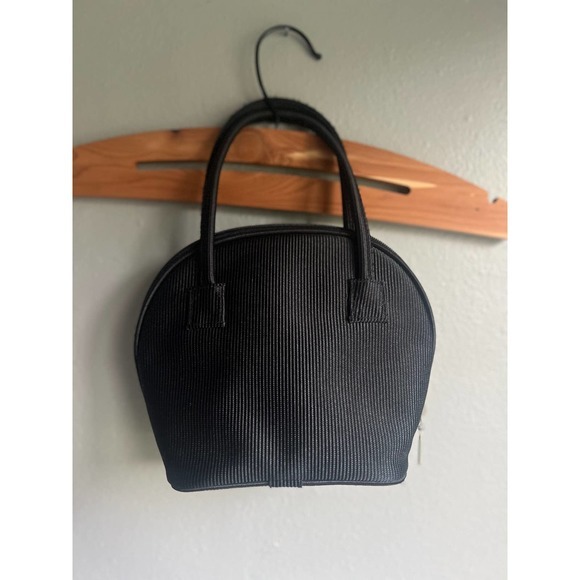 Vintage Falchi Sport Black Ribbed Mini Purse‎ - Picture 2 of 6